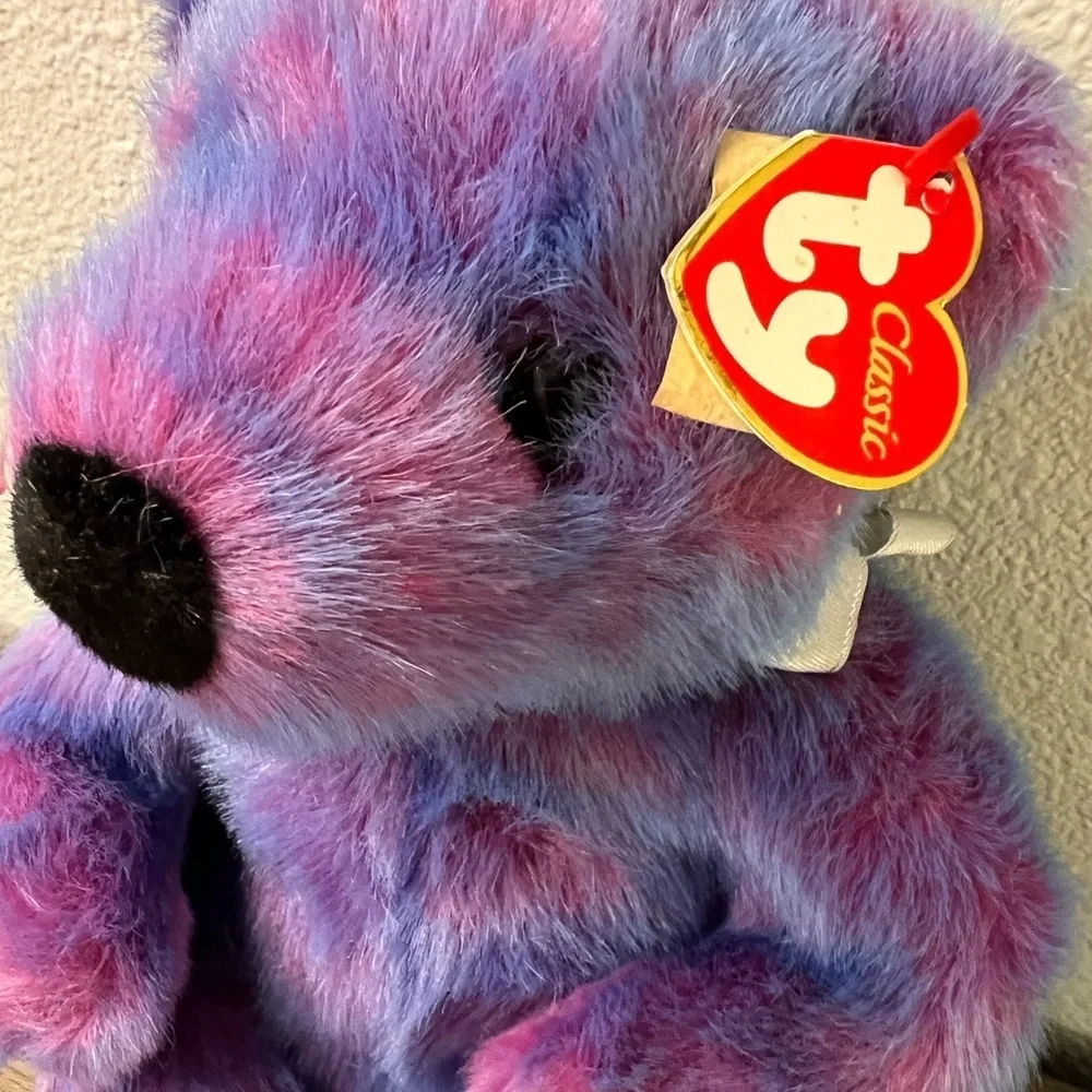 Ty Classic 1999 Purplebeary Teddy Bear approximately 14